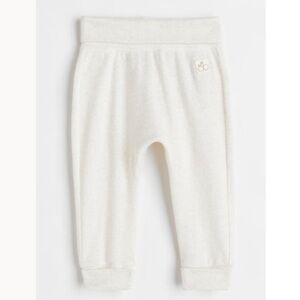 H&M Foldover Cuff Leggings | Natural White Marl